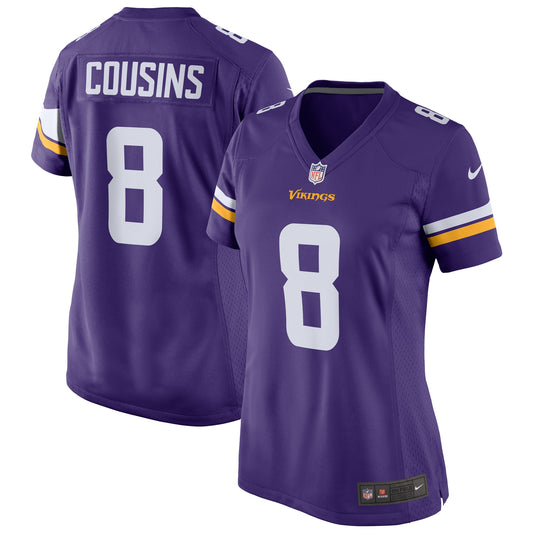 Kirk Cousins Minnesota Vikings Nike Women's Game Jersey - Purple